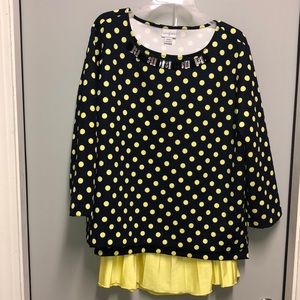 Jaclyn Smith blouse and skirt set size XXL